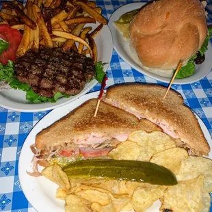 Black and Blue Chicken Sandwich