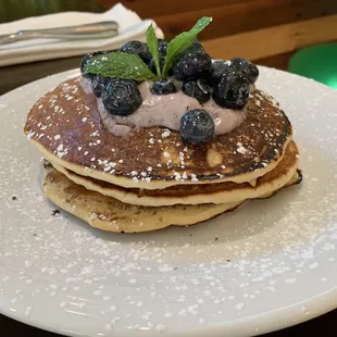 The most amazing blueberry pancakes ever!