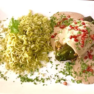 Don't know proper menu name but it's the roasted pepper stuffed with veal. Finish your plate delicious! A true sweet and savory dish.