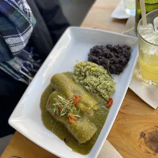 Chicken Tomatillo Enchiladas