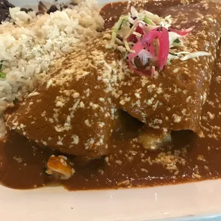 Seafood Enchiladas