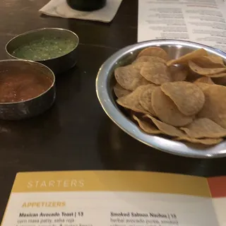 Baked Tortilla Chips and Salsa