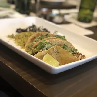 Green Salsa Chicken Tacos