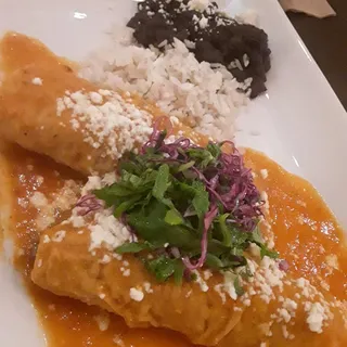 Beef Tenderloin Enchiladas
