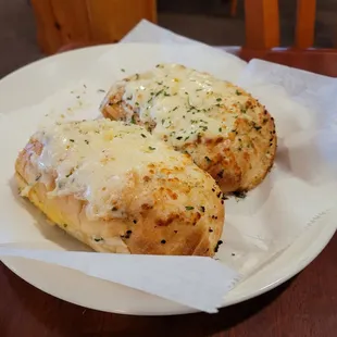 Delicious garlic bread