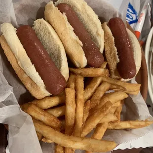 Kids hot dog sliders