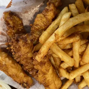 Amazing beer battered fish.