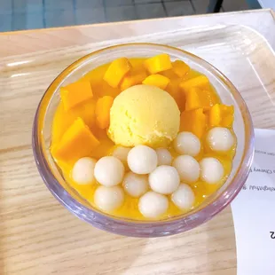Mango chewy ball