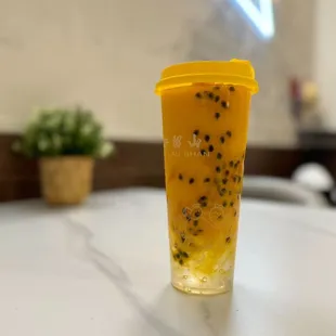 Passion fruit mango icy