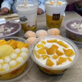 Our assortment of desserts.