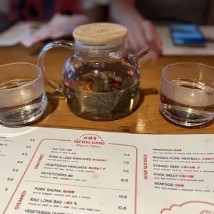 Flower blossom tea