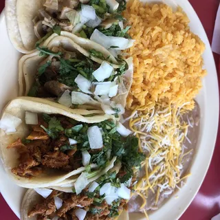 Rice And Beans Plate