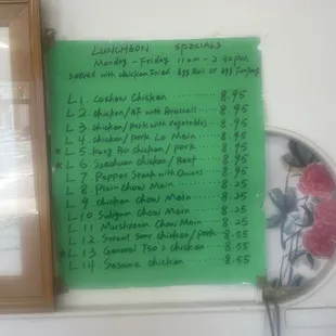 Good deals for lunch!