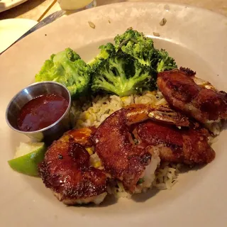 4 Jumbo Bacon Wrapped Shrimp