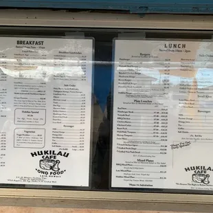 To go order menu- actually opens at 7am and not 630am as stated on yelp