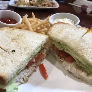 Fried Mahi Mahi Sandwich