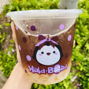 Small Mango Passionfruit Black Iced Tea with Lychee Jelly