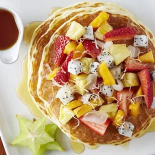 pancakes, food