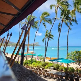 The view from our table
