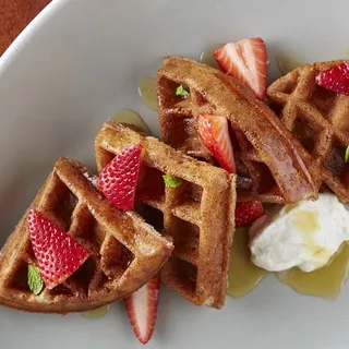 Strawberry Mochi Waffle