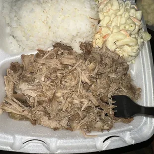 Kalua pork plate, very flavorful