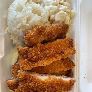 Mini Chicken Katsu plate $8.99