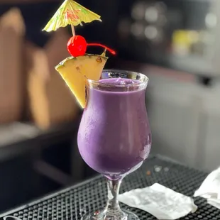 Ube cocktail