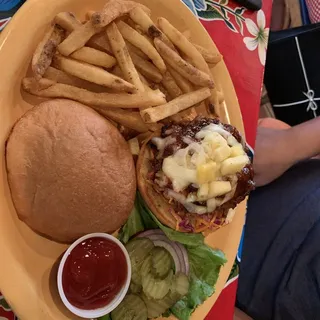 Hawaiian BBQ Pork Sandwich