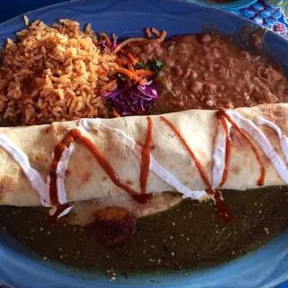 Shrimp & Spinach Tubular Taco