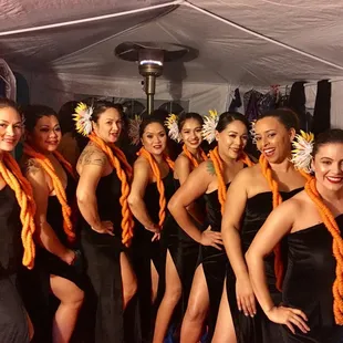 Backstage preparing for an amazing show!