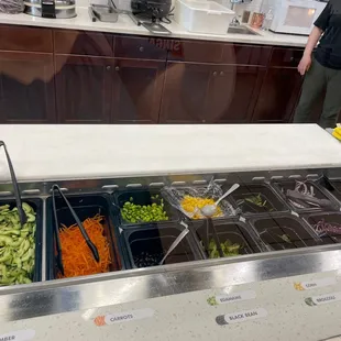a group of people in a kitchen