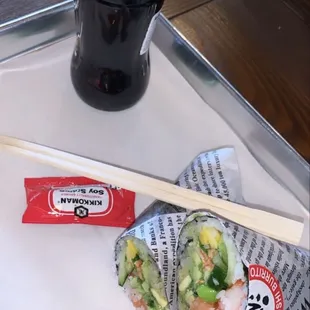 2 protein sushi burrito