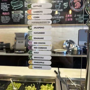 3: Mix's in: Can pick as few or many as you'd like