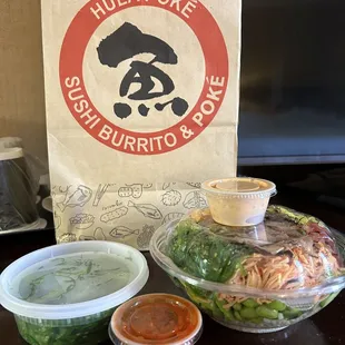 Dinner delivery, sauce on the side