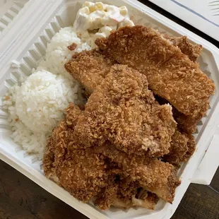 Chicken Katsu Plate.