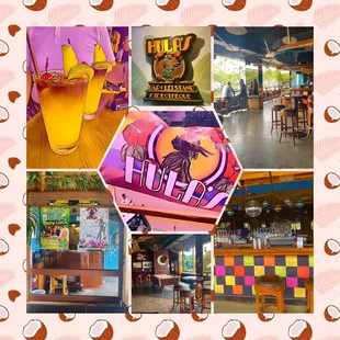 Montage of images from Hula&apos;s Bar &amp; Lei Stand