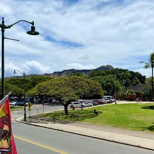 Great view of Diamondhead from Hula&apos;s.
