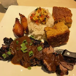 Hawaiian Jerk Pork Plate