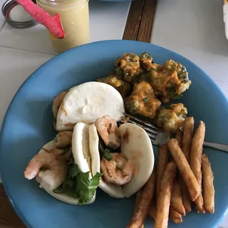 Grilled Shrimp Bao Bun