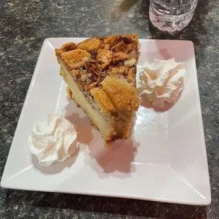 Thick slice of Apple Cake