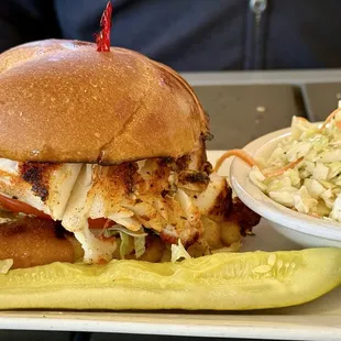 Blackened Cod Sandwich