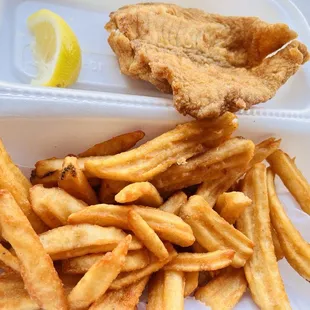 fish and chips, food