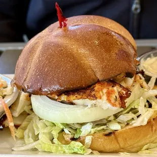 Blackened Cod Sandwich