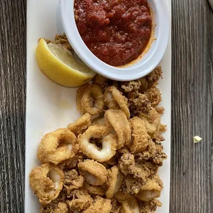 Calamari appetizer