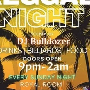 reggae night flyer