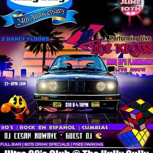 Hully gullys 24th anniversary  June 10th
