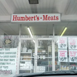 the front of a restaurant