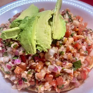 Ceviche Tostada