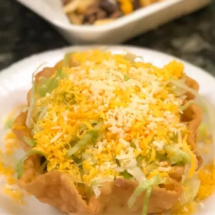 Taco Salad, added extra cheese. Get some taco on today!!