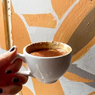 Cinnamon dusted Latte